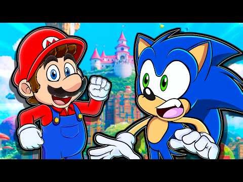 Sonic Meets MOVIE MARIO!