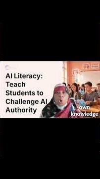 Teaching AI Literacy: Questioning Algorithmic Authority