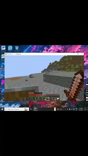 Minecraft in pc window 10