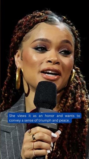 Andra Day's Spectacular Super Bowl Performance: A Triumph of Harmony and Peace! 🎤 #AndraDaySuperBowl