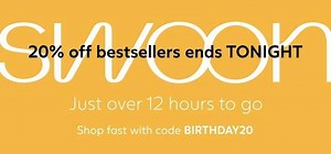 1.5K views · 9 comments | Tick tock...12 hours left to get 20% off our bestsellers.  ⌚ | Swoon | Facebook
