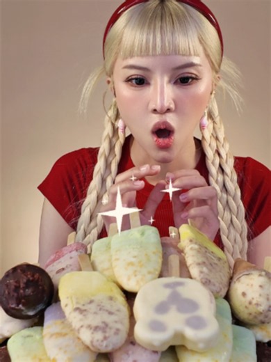 Mukbang ASMR kem Merino & Celano | Ăn kem mát lạnh cùng Vàng