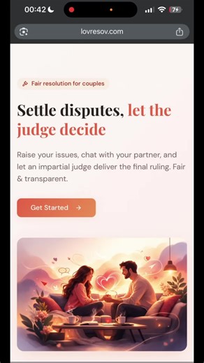 Revolutionary Web App for Settling Relationship Disputes