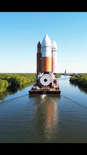 1.6K views · 61 reactions | By Barge to Launch NASA’s SLS Core in Transit #fblifestyle | Space Verse | Facebook