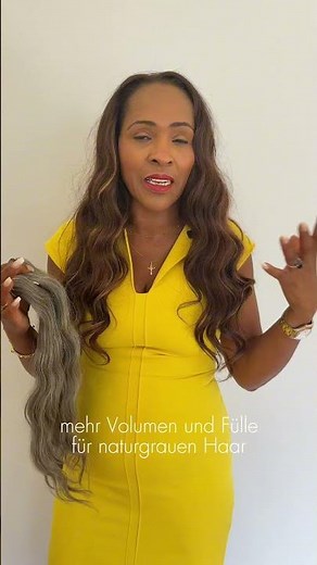 Mehr Fülle für graues Haar mit dieser Lösung!