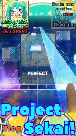 PJSK[EXPERT] Handcam | LEMON MELON COOKIE #shorts