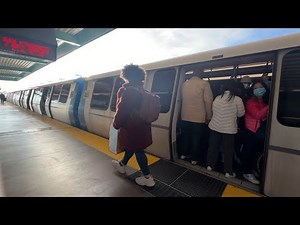 Frustrated commuters struggle to board crowded BART trains after another issue causes delays