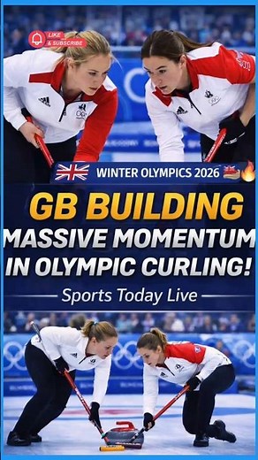 🔥 Curling Momentum Shifts at Winter Olympics TEAM GB 2026 🥌 #shorts