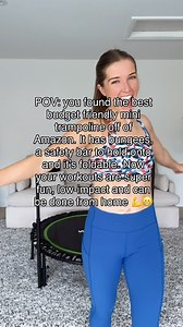 46K views · 68 reactions | Looking for a budget friendly mini trampoline?  Click the link in my bio to check out the BCAN. Or if you want more info go to my website to see my chart comparison of different rebounders  #minitrampoline #fitnessequipment #amazonfinds | Jump&Jacked | Facebook