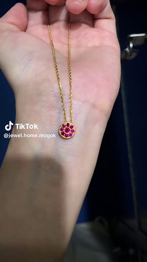 Ruby Pendant #rubypendant #rubyjewellery #foryou