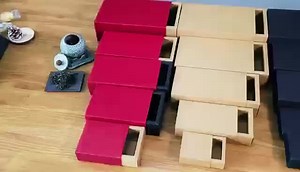 Custom Logo Gift Box Packaging Full Transparent Pvc Sleeve Window Sliding Kraft Clear Lid Drawer Box