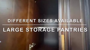 LIFEART CABINETRY Cambridge Assembled 24 in. x 84 in. x 24 in. Tall Pantry with 4 Doors in Chestnut AC-PC2484