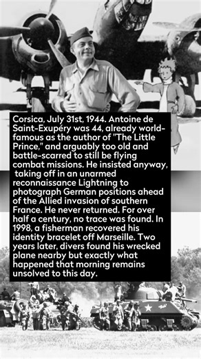 The Man Who Wrote "The Little Prince" Flew One Last Mission at 44 | And Was Never Seen Again #ww2