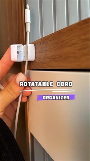 ✨ Rotatable Cord Organizer – Tangle-Free Cable Management 🔄🔌 ✨
