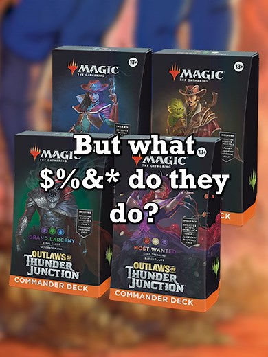 Best Precon Commander Deck - Outlaws of Thunder Junction