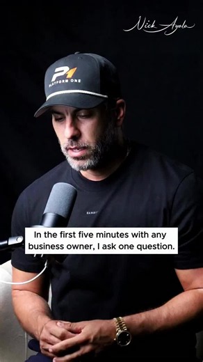 In the first five minutes with any business owner, I ask one question. “If you disappeared for 30 days, what breaks first?” #business #mindset #men