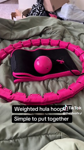 Weighted Hula Hoop for Plus Size Fitness Enthusiasts
