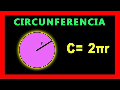 ✅👉 Circunferencia de un Circulo con Radio