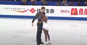 Skaters give magical performance until fall at end