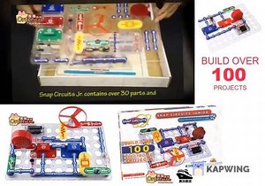 呢套 Circuits 電路模型實驗晌外國相當受歡迎, 啱晒7-12歲研究電路結構及運作, 有助STEM 潛能發展!! 平時$4XX, 依加減到$298 可以做到101個Projects~ 另有一款只係$188 的Core Starter Kit, 做20個Projects, 啱晒初入門, 讓小朋友體驗下電路Set Up! ======== Snap Circuits Jr. 100 讓小朋友跟著書中 101個 Projects 圖示, 由零開始, 把配件 一件扣起, 砌出電路板! 然後觀察它們不同功能及電路板配件的變化. 而呢D 配件組以不同顏色, 區分不同功能, 讓小朋友容易識別。 101個Projects, 包括 風扇轉動，鬧鐘，門鈴等等!! 小朋友多做呢類實驗, 除了能理解背後原理及概念, 還會相當有滿足感! (y) (y) HK$188 訂購Snap Circuits CORE STARTER 電路實驗一套 或 HK$298 訂購Snap Circuits Jr. 100 電路實驗一套 (美加直送, 預計1月底到港) HK$188 訂購Snap Circuits CORE S