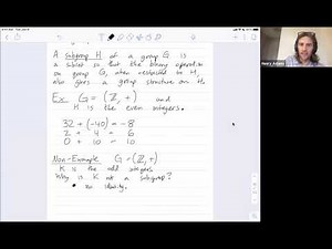 Abstract Algebra 17: Subgroups