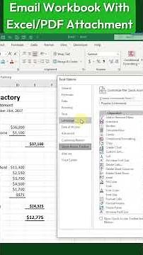 Send Excel Files and PDFs via Email with One Click!