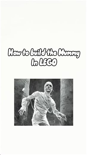 How to make the Mummy in LEGO #lego #shorts #horror #themummy