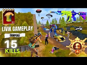 PUBG Mobile Livik 15 Kills | Insane Gameplay (2025)