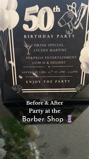 Planned a surprise 50th party! #birthday #birthdaycelebration #birthday #eventplanner