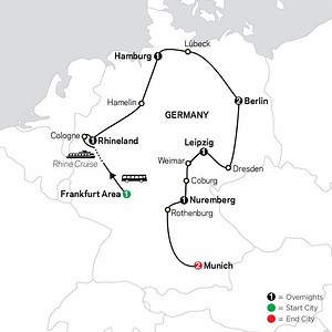 Highlights of Germany - Cosmos (10 Days From Frankfurt to Munich)
