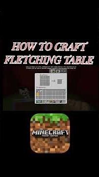 Minecraft : How To Craft Fletching Table