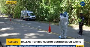 Encuentran un hombre muerto dentro de un vehículo en la vía Juan Pablo II