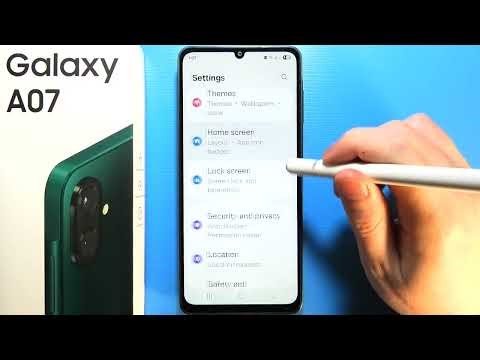 Samsung Galaxy A07: How to Enable/Disable Auto Screen Rotation