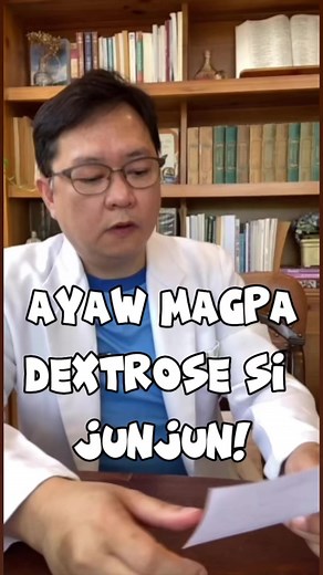 861K views · 35K reactions | Ayaw magpadextrose si JunJun! #dengue #pediatrics #dextrose #hydration #junjun #funnyvideo #FunnyDoctor | Dr. Richard and Erika Mata | Facebook