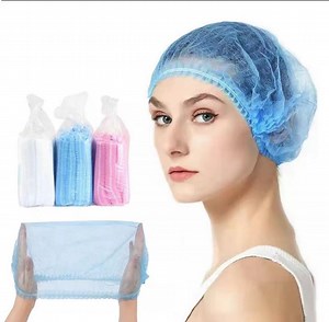 [Hot Item] Disposable Hair Round Elastic PP Surgical Non-Woven Clip Bouffant Cap in Medical Supplies