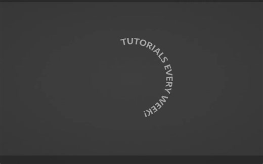 Blender 小技巧 - 简单文本动画绕圈旋转