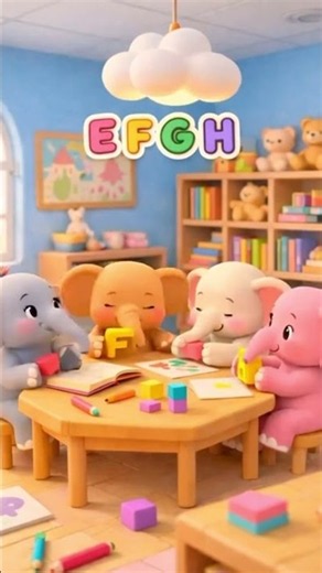 ABC Song for Kids 🎵 | Learn A to Z with Fun & Music | ABCD Morning Poem 🐘✨