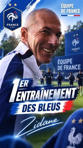 EDF : 1er entraînement sous l'air ZIDANE 👀