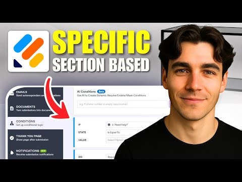 How To Require Specific Sections Based On Answer In Jotform (Tutorial 2026)