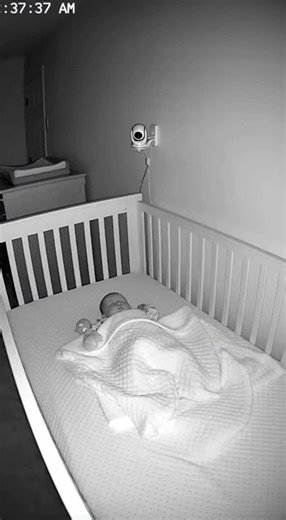 Parents noticed this at 2:37 AM #babycam #cctvfootage #securitycam #caughtoncamera #disturbing