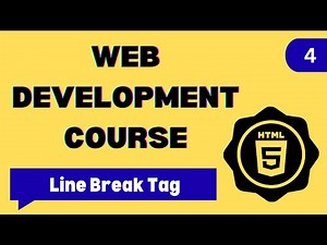 4. HTML Line Break Tag | HTML Tutorial for Beginners | HTML5 Full Course