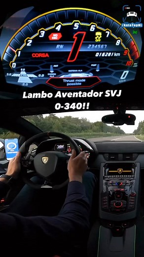 271K views · 4.7K reactions | Lamborghini Aventador SVJ top speed on the Autobahn! | AutoTopNL | Facebook