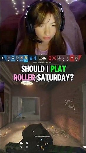 alicia r6 roller saturday debut? #shorts #rainbowsixsiege