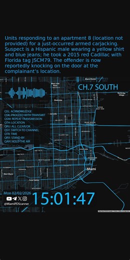 ARMED CARJACKING – Apartment 8 | Miami PD #Shorts