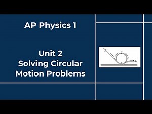AP Physics 1 - Unit 2 - Lesson 15 - Solving Circular Motion Problems