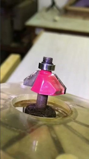 45° Chamfer bit | Router tips #shorts