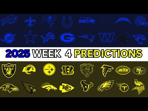 NFL Week 4 GAME PREDICTIONS: Every Game Picked! (Weekly Show!)