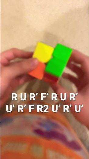 How to swap two adjacent pieces 2x2 (J perm)