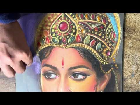 “How to Draw Realistic Jewellery in Soft Pastels ✨ | Real-time Tutorial for Portrait Artists”