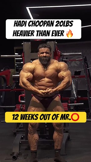 20 LBS HEAVIER THAN EVER! 💀 12 Weeks Out From Mr. Olympia #bodybuilding